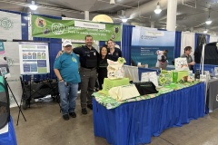 2025-Pet-Expo-Collin-Akemoto-Charlie-Fragozo-Mar-Chung-and-Isa-Cortina-with-Retail-Side-of-Hawaiian-Humanes-Double-Booth