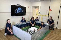 2025-Super-Puppy-Bowl-Group-Photo-Rachel-Weymouth-Amber-Ferido-Isa-Cortina-Melissa-Ponce-Kawena-Correa-Audrey-Esperat