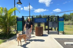 The Schuler Family Foundation and Jones Family Community Dog Park - Kawenaonalani Correa with Miracle